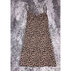 Women's Cheetah Print Dress SMALL